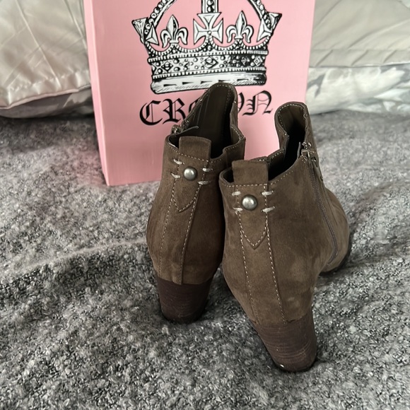 Ankle high dark brown ankle boot - Picture 3 of 5